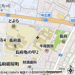 下関市立豊浦小学校周辺の地図