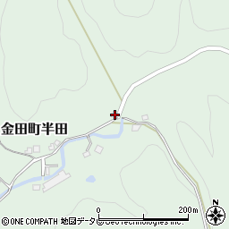 愛媛県四国中央市金田町半田95-1周辺の地図
