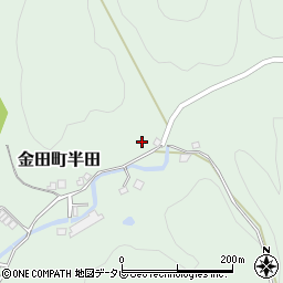 愛媛県四国中央市金田町半田100周辺の地図
