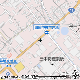 愛媛県四国中央市川之江町284周辺の地図