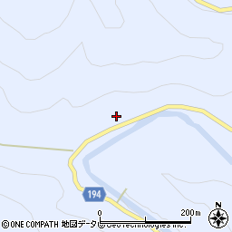 和歌山県日高郡日高川町上初湯川199周辺の地図
