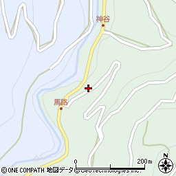 徳島県三好市井川町井内東3054-1周辺の地図