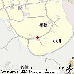 徳島県小松島市前原町（福徳）周辺の地図