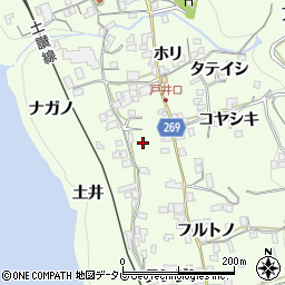 徳島県三好市池田町中西コヤシキ1008周辺の地図