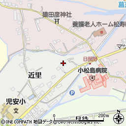 徳島県小松島市田浦町近里周辺の地図