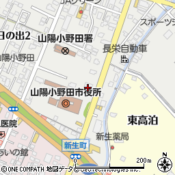 山口銀行小野田駅前支店 ＡＴＭ周辺の地図