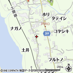 徳島県三好市池田町中西コヤシキ1010周辺の地図