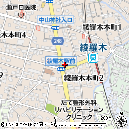 綾羅木セントラル伊和田ビル周辺の地図