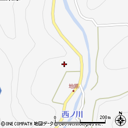 奈良県吉野郡下北山村上桑原366周辺の地図