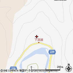 奈良県吉野郡下北山村上桑原40周辺の地図