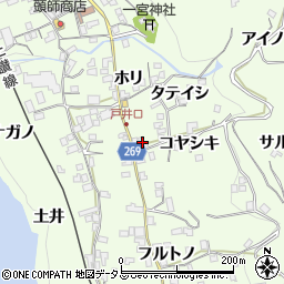 徳島県三好市池田町中西コヤシキ1023周辺の地図
