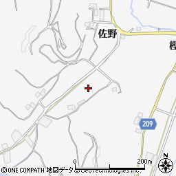 徳島県徳島市渋野町佐野周辺の地図