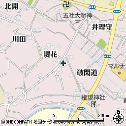 徳島県小松島市日開野町破閑道9周辺の地図