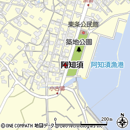 山口県山口市阿知須小古郷周辺の地図