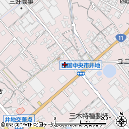 愛媛県四国中央市川之江町301-2周辺の地図