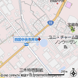 愛媛県四国中央市川之江町824周辺の地図