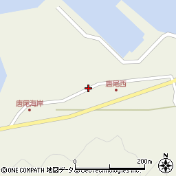 唐尾漁港公衆トイレ周辺の地図