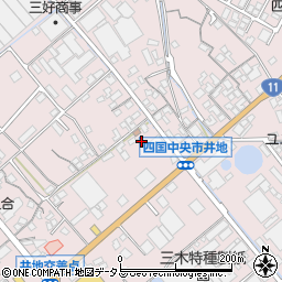 愛媛県四国中央市川之江町301-3周辺の地図