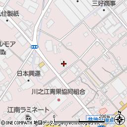 愛媛県四国中央市川之江町477周辺の地図