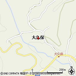 徳島県徳島市八多町大久保周辺の地図