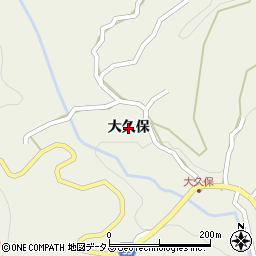 徳島県徳島市八多町（大久保）周辺の地図