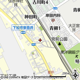 山口県下松市東豊井二宮町周辺の地図