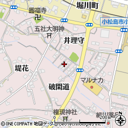 徳島県小松島市日開野町破閑道32-11周辺の地図