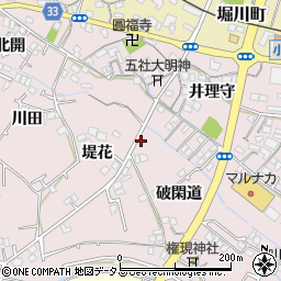 徳島県小松島市日開野町破閑道28-5周辺の地図