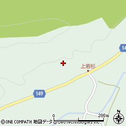 山口県柳井市日積上若杉7780-1周辺の地図