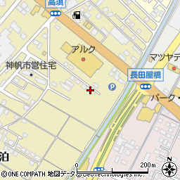 山口県山陽小野田市西高泊670-13周辺の地図