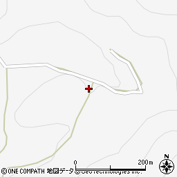 奈良県吉野郡下北山村上桑原625周辺の地図