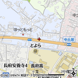 山口県下関市長府三島町5-9周辺の地図