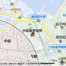 阿波銀行小松島市役所 ＡＴＭ周辺の地図
