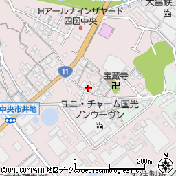 愛媛県四国中央市川之江町852周辺の地図