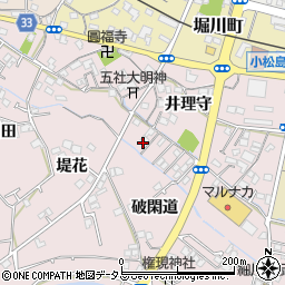 徳島県小松島市日開野町破閑道31-8周辺の地図