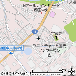 愛媛県四国中央市川之江町815周辺の地図