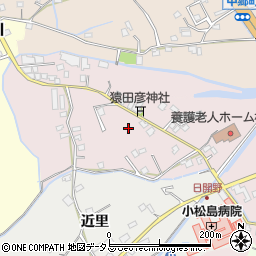 徳島県小松島市日開野町加々ミ松周辺の地図