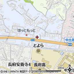 山口県下関市長府三島町5-12周辺の地図
