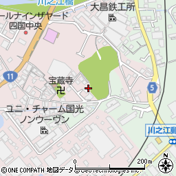 愛媛県四国中央市川之江町889-19周辺の地図