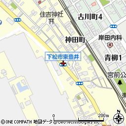 東豊井周辺の地図