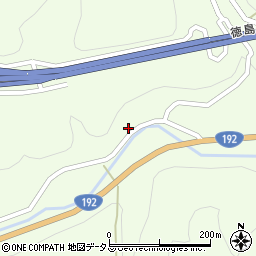 徳島県三好市池田町佐野森常372-1周辺の地図