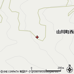 徳島県吉野川市山川町西野峯77周辺の地図