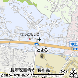 山口県下関市長府三島町5-18周辺の地図