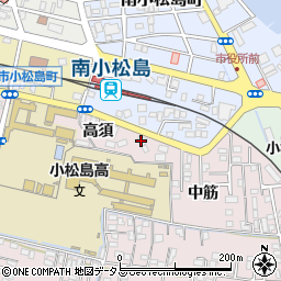 明光義塾小松島教室周辺の地図