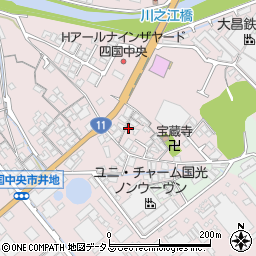 愛媛県四国中央市川之江町854周辺の地図
