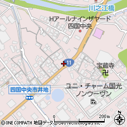 愛媛県四国中央市川之江町806-3周辺の地図