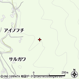 徳島県三好市池田町中西（ヲウヒラ）周辺の地図
