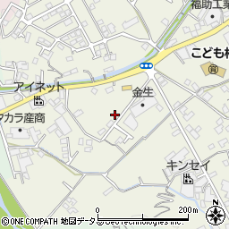 愛媛県四国中央市金生町山田井23周辺の地図