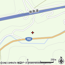 徳島県三好市池田町佐野林218周辺の地図
