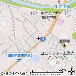 愛媛県四国中央市川之江町806周辺の地図